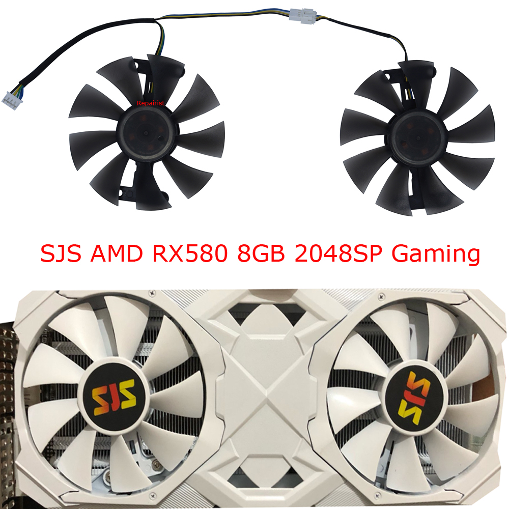 Rx 580 8Gb 2048Sp Gpu - Ventilador de tarjeta de vídeo, GA91S2H,